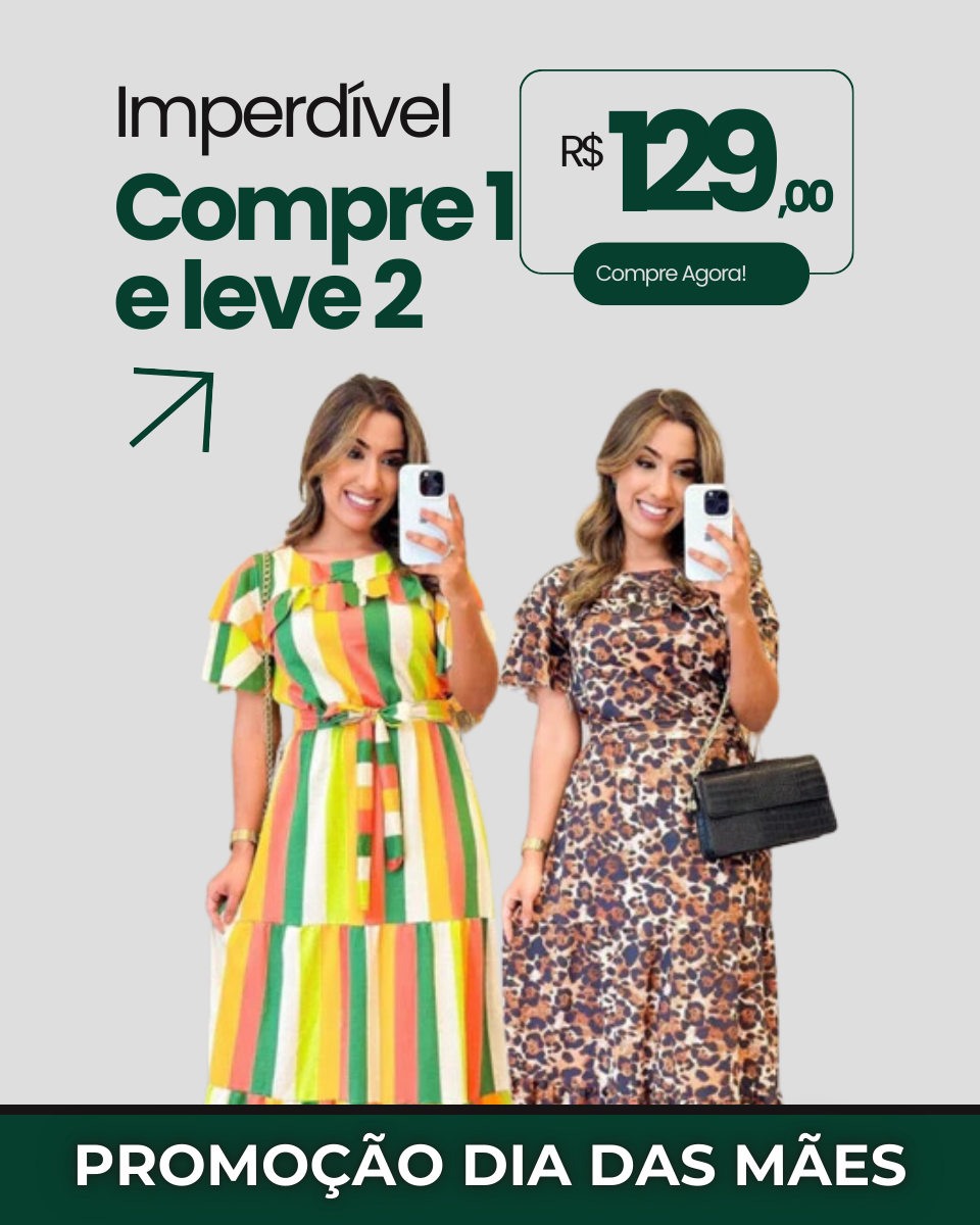 COMPRE 1 LEVE 2 - Vestido Diana